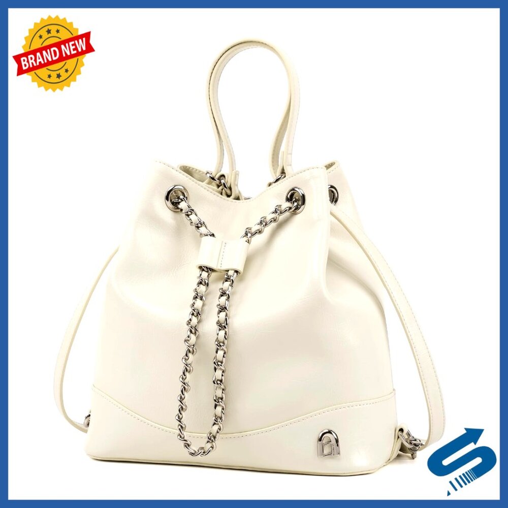 Leather Backpack Purse Convertible 3-In-1 Shoulder Bag Lightweight Trendy